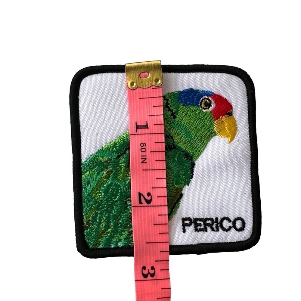 Perico Toucan Parrot Trucker Sew On Embroidered Patch - Picture 3 of 4
